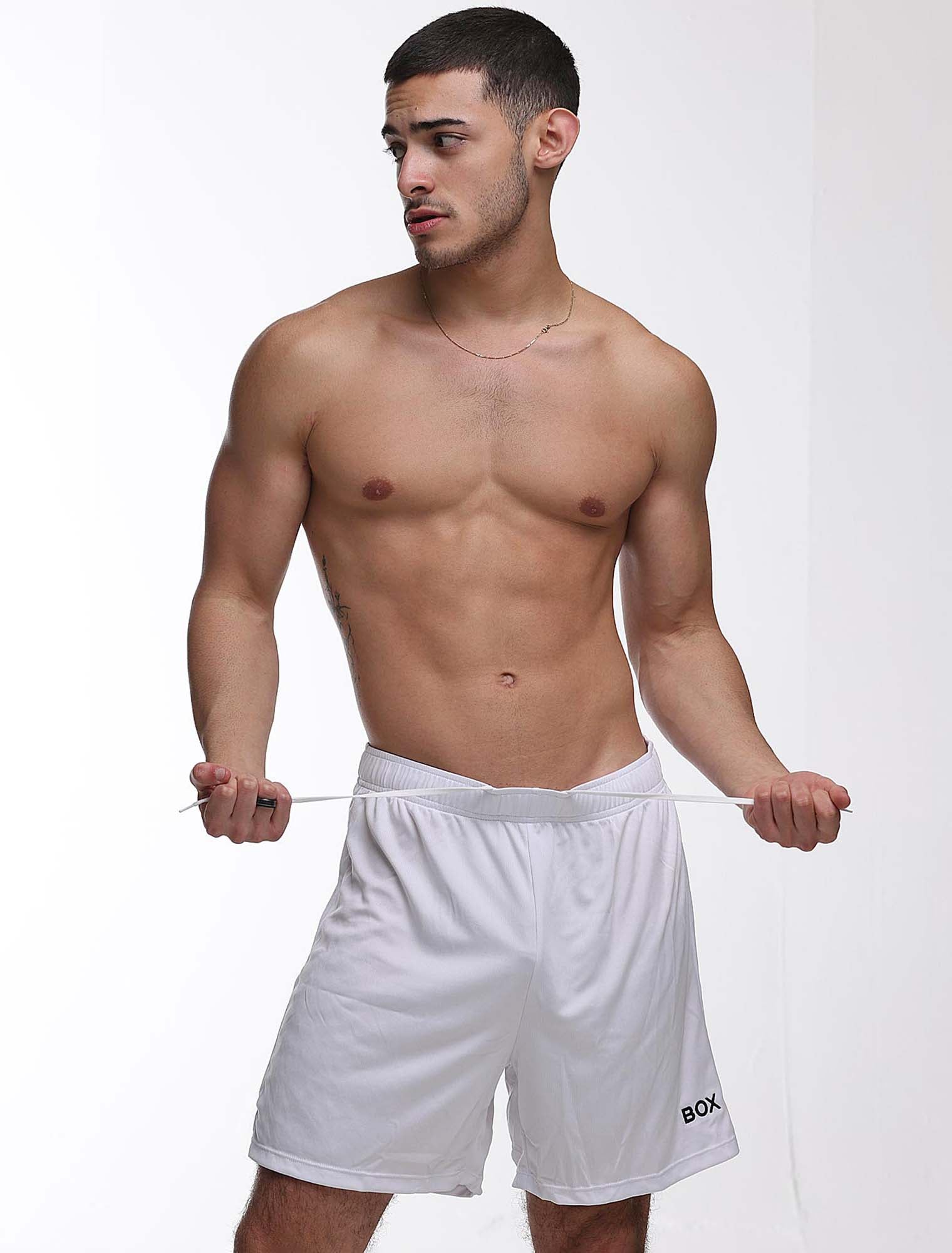 Mens Sports Shorts 2.0 - White - Image 4