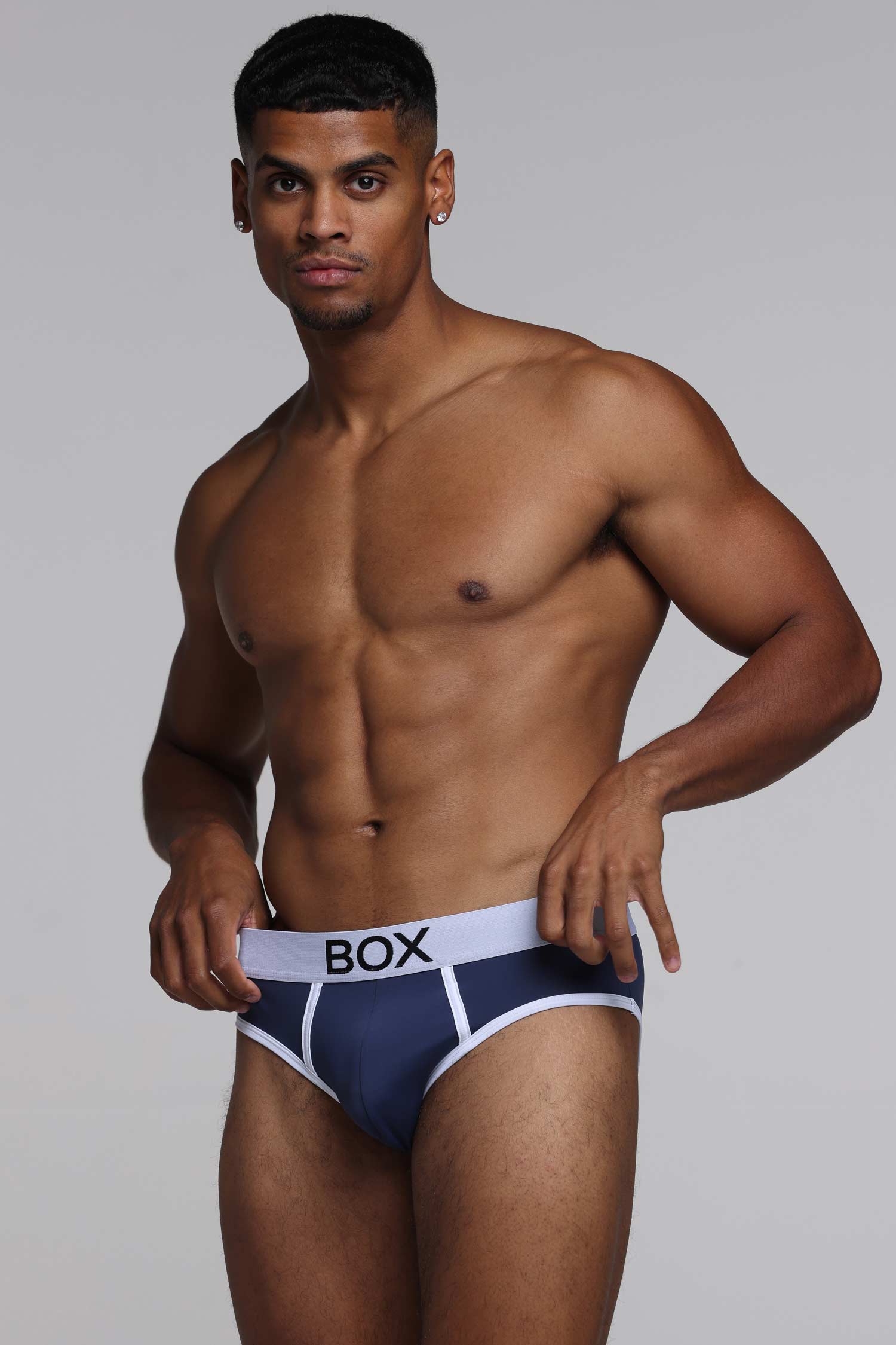 Performance Piping Briefs - Supreme Navy - Image 4