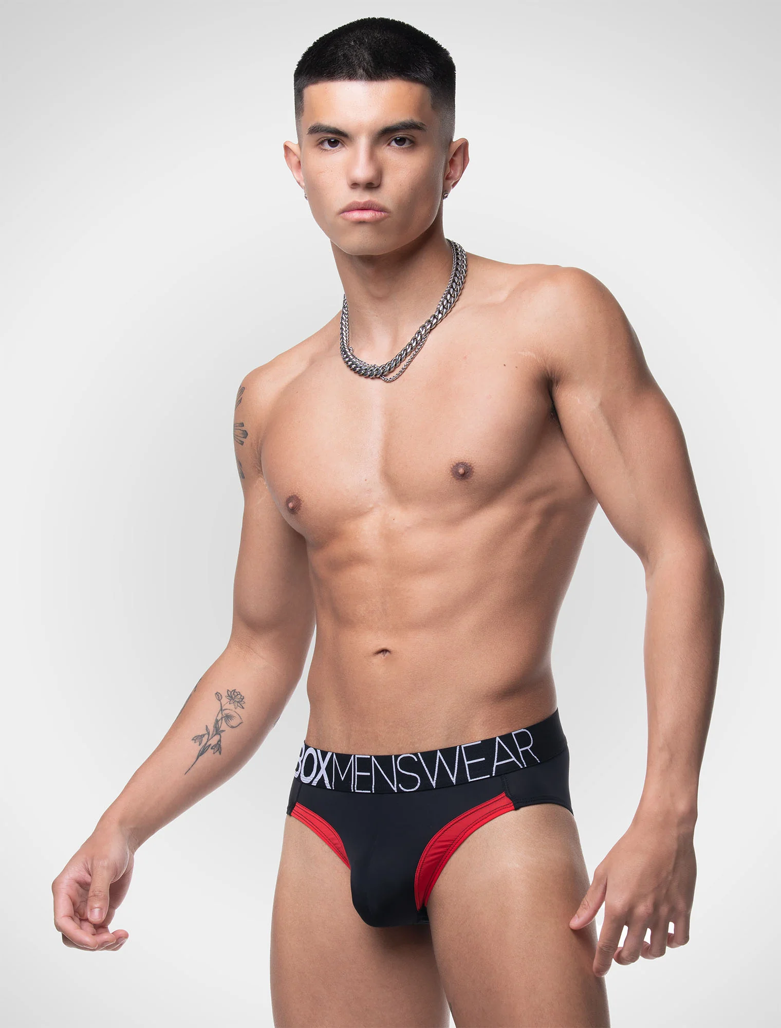 Prince Fit Briefs - Black & Red - Image 7