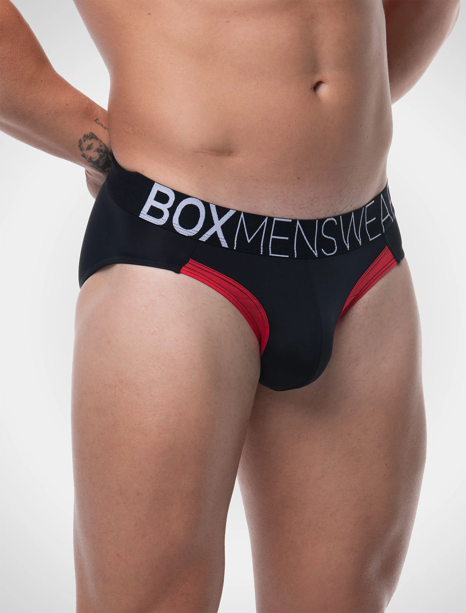 Prince Fit Briefs - Black & Red - Image 9