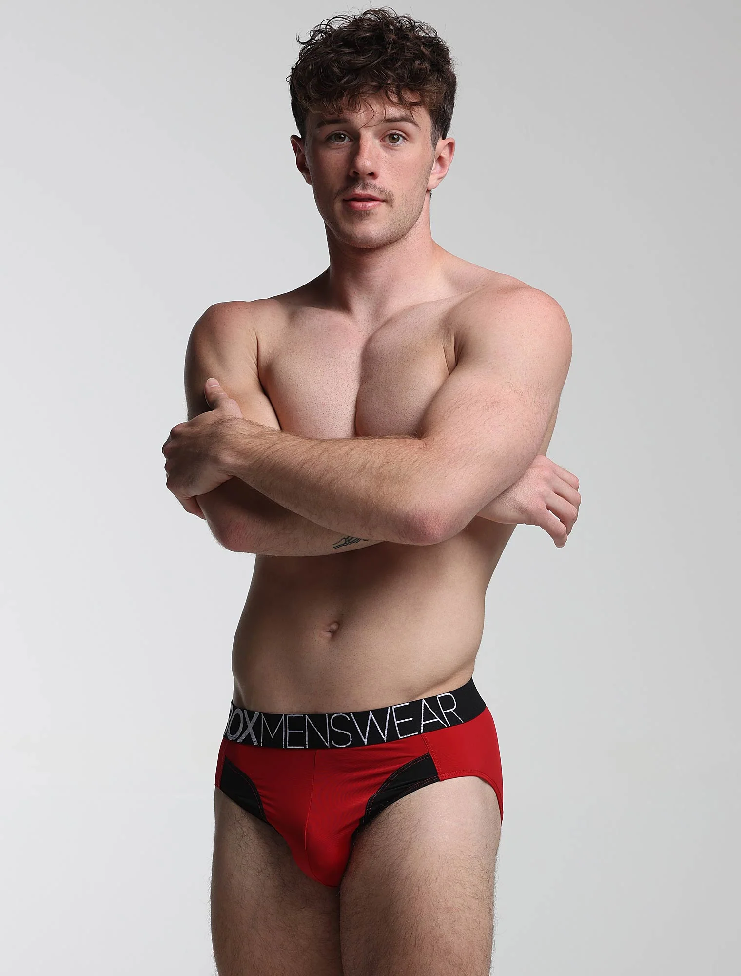 Prince Fit Briefs - Red & Black - Image 2