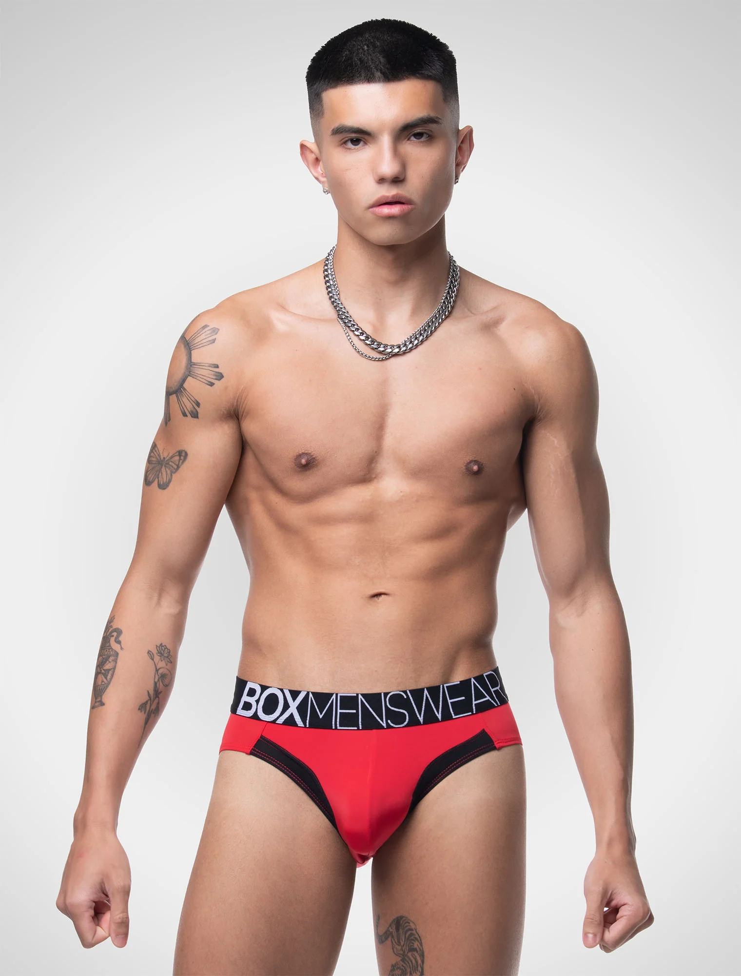Prince Fit Briefs - Red & Black - Image 5
