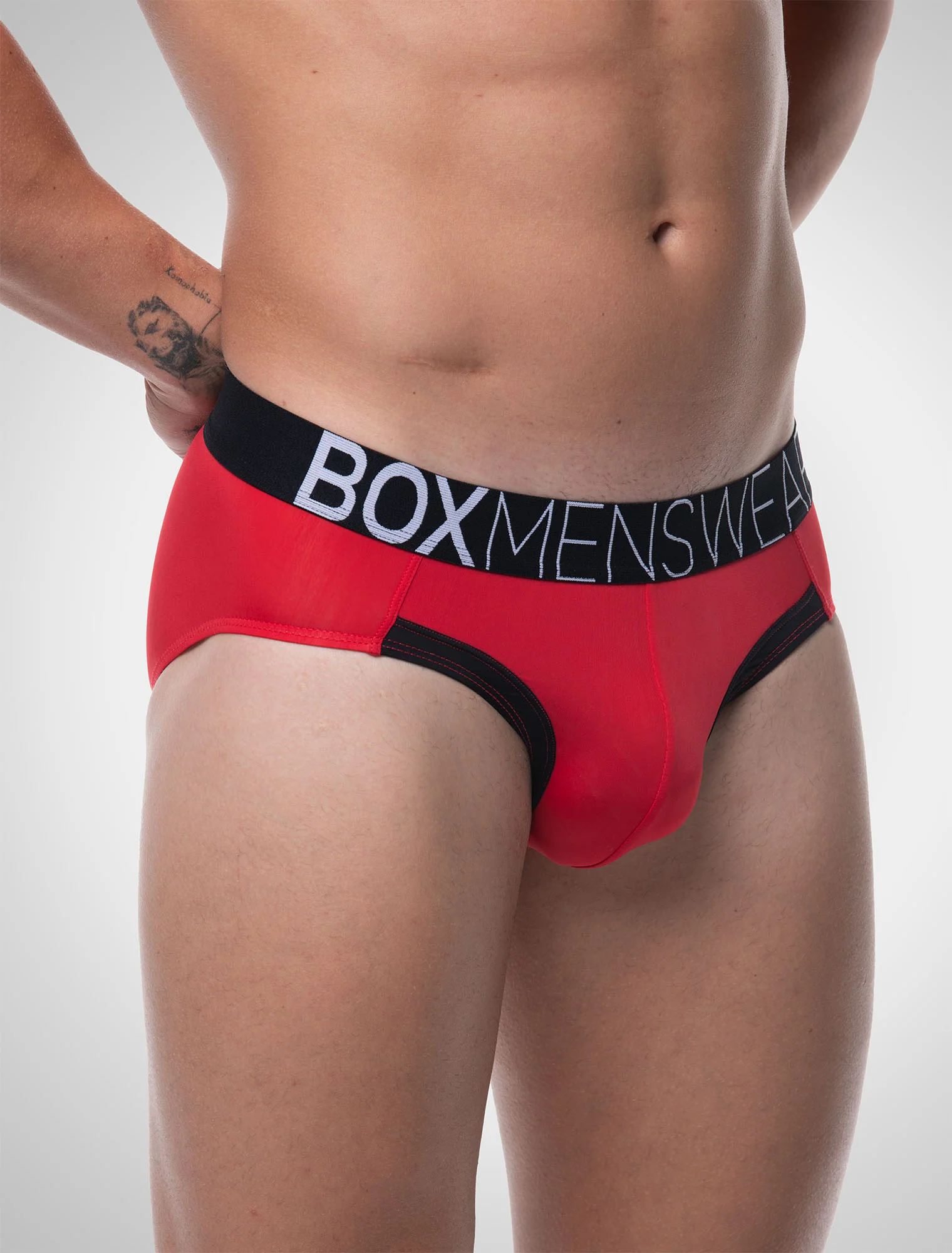 Prince Fit Briefs - Red & Black - Image 6