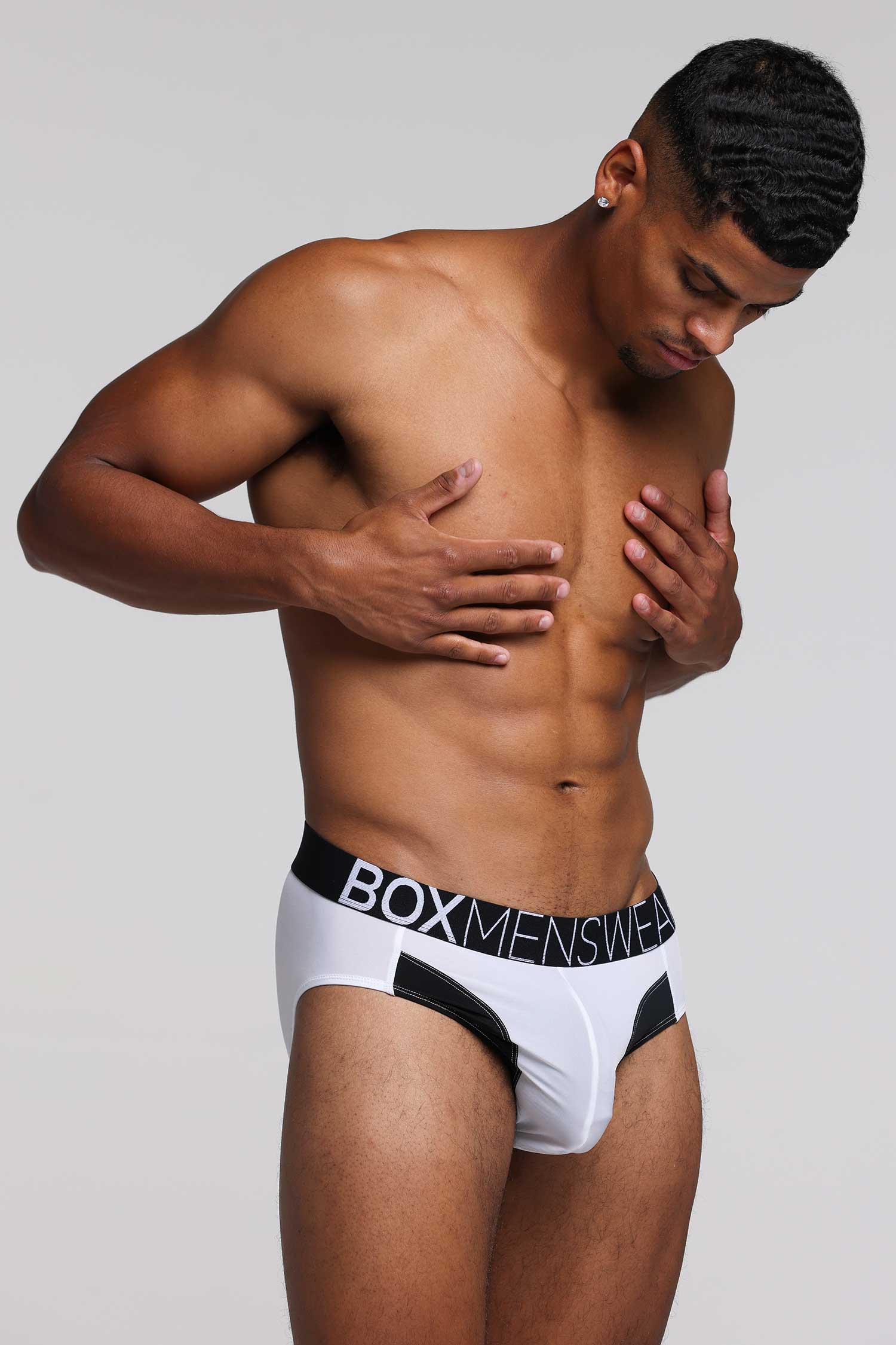 Prince Fit Briefs - White & Black - Image 5