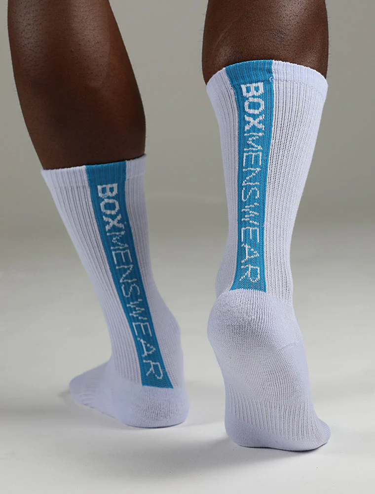 Reverse Blue Strip Lux Sports Sock - Image 3
