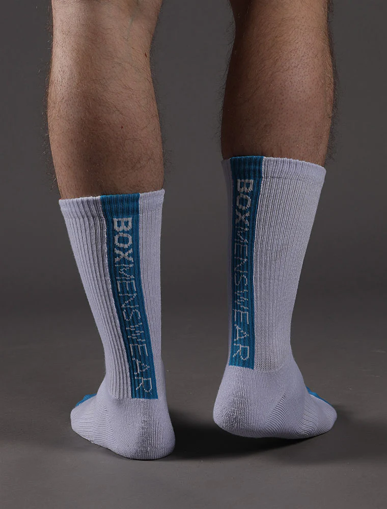 Reverse Blue Strip Lux Sports Sock - Image 4