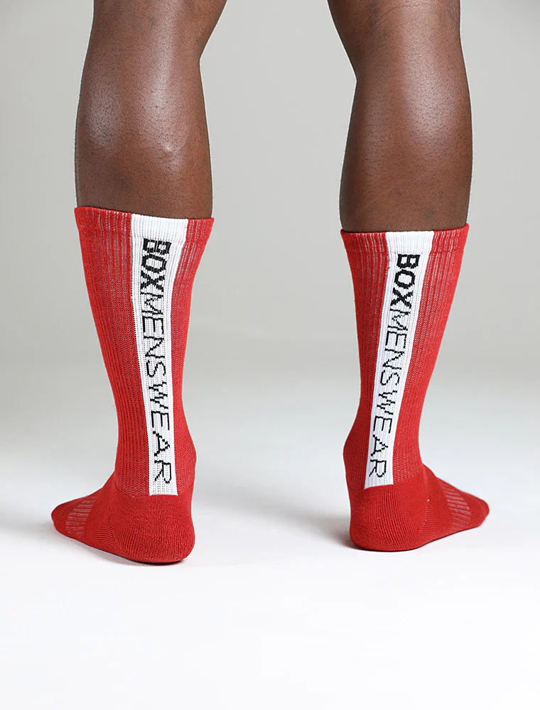 Reverse Red Strip Lux Sports Sock - Image 3