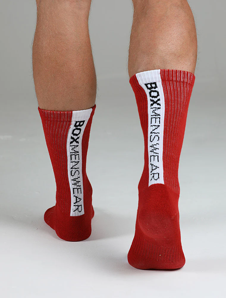 Reverse Red Strip Lux Sports Sock - Image 6