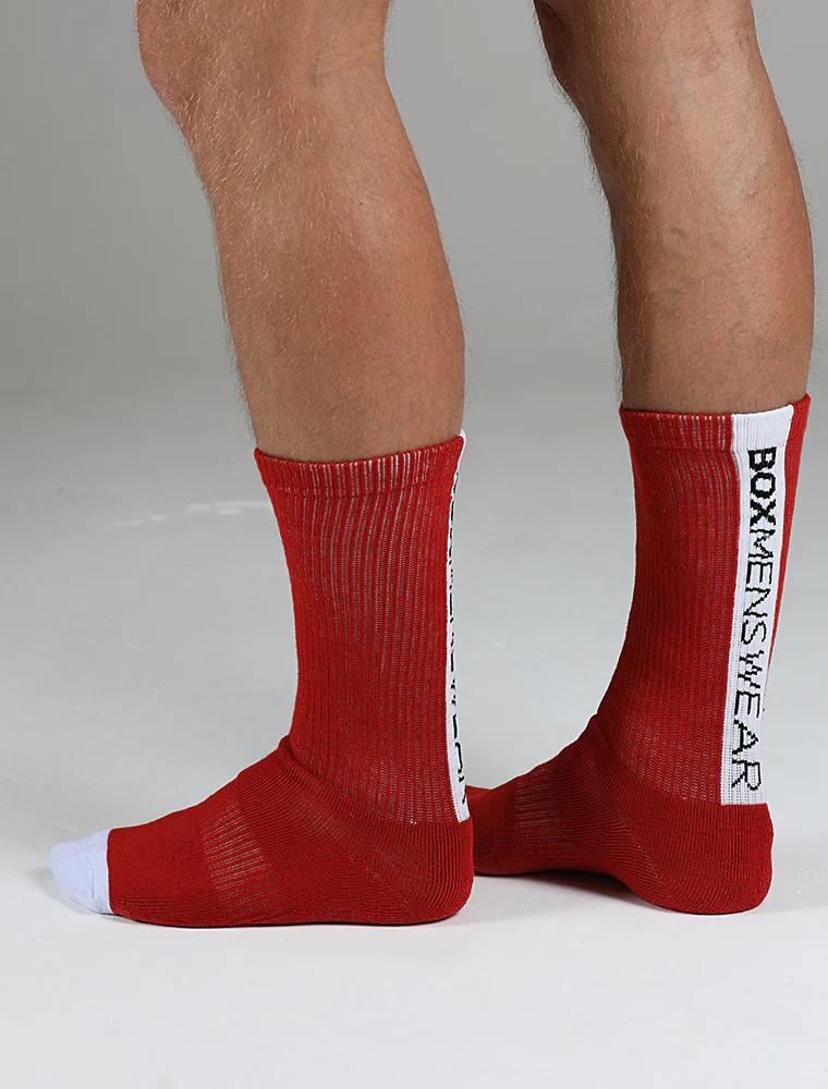 Reverse Red Strip Lux Sports Sock - Image 7