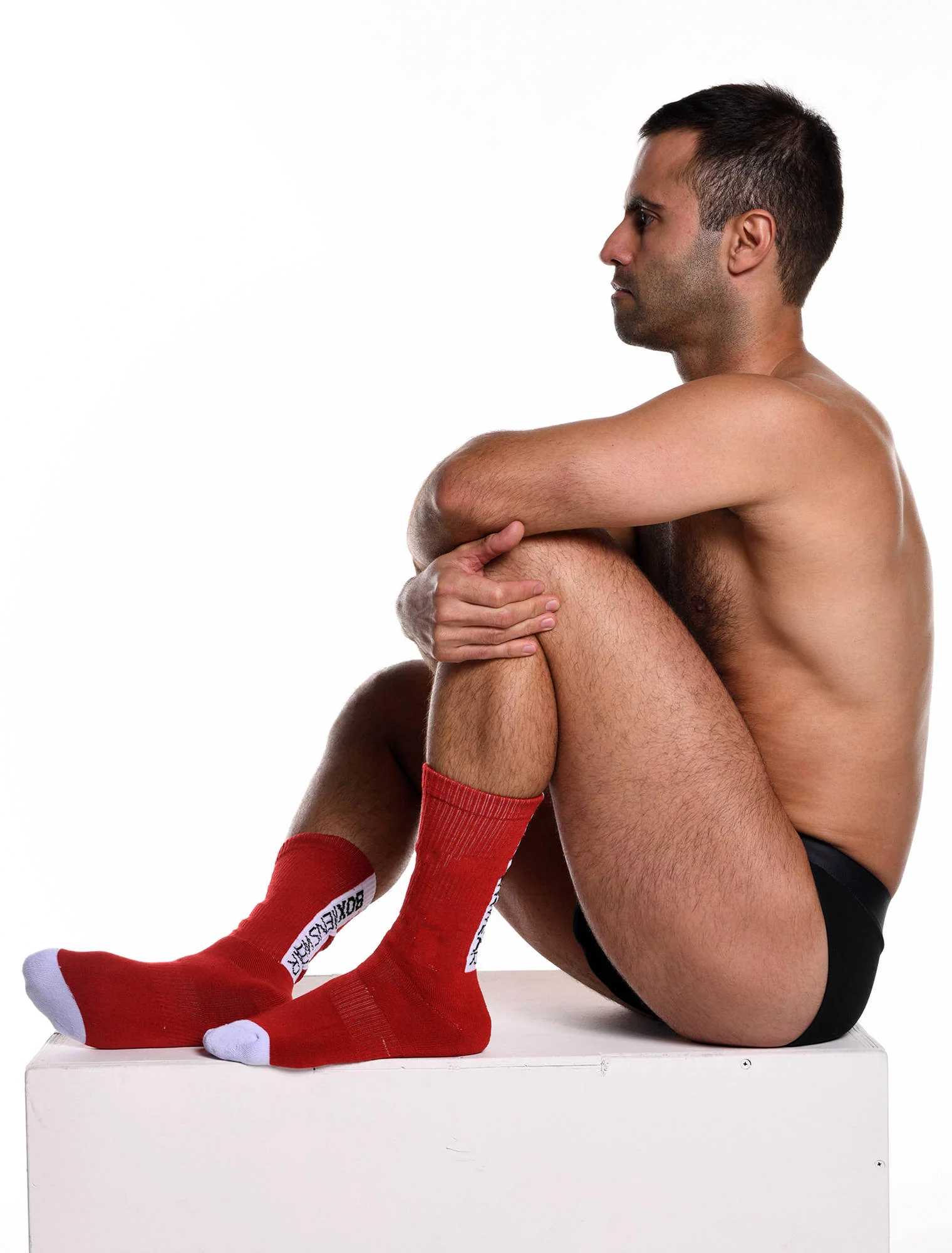 Reverse Red Strip Lux Sports Sock - Image 9