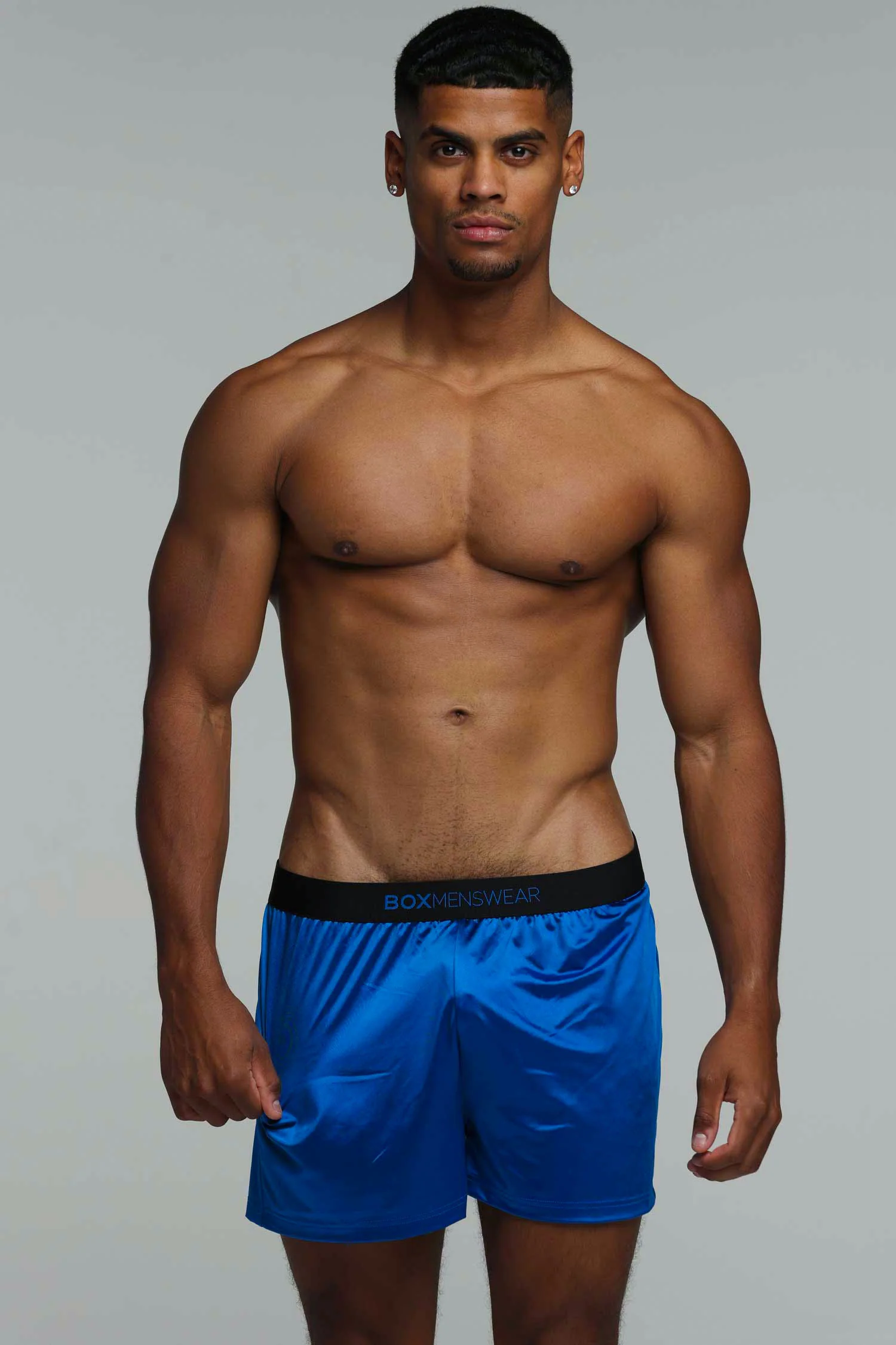 Satin Boxers - Midnight Navy - Image 6