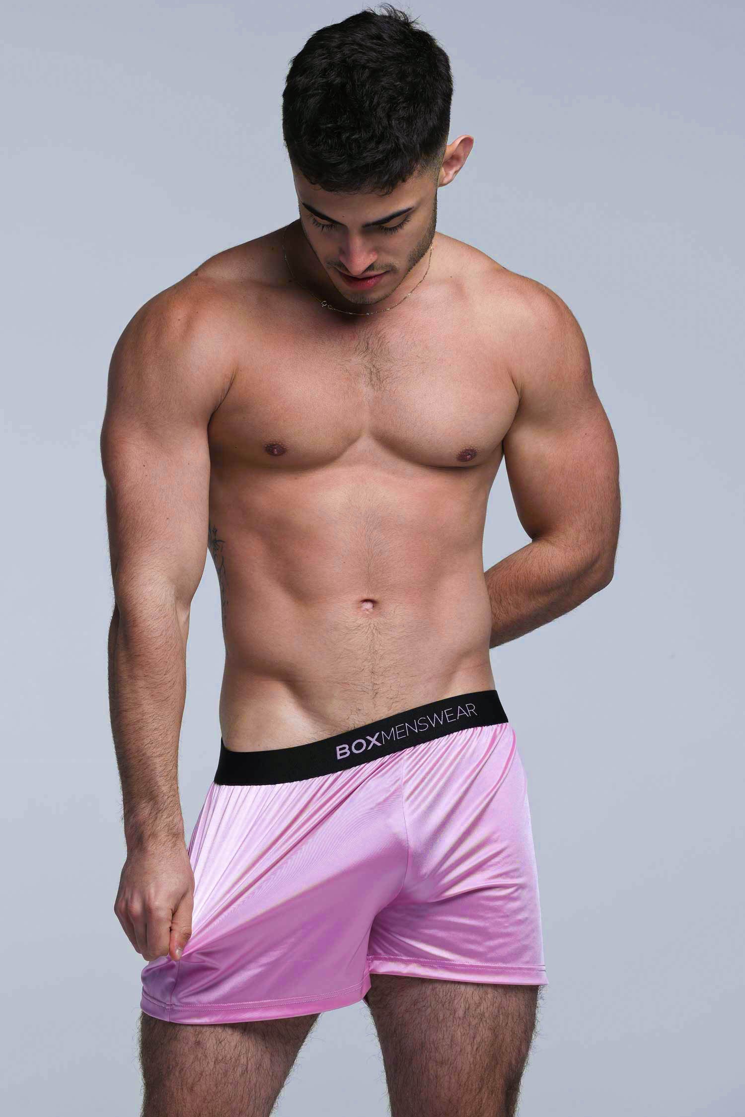 Satin Boxers - Pink Tease - Image 9