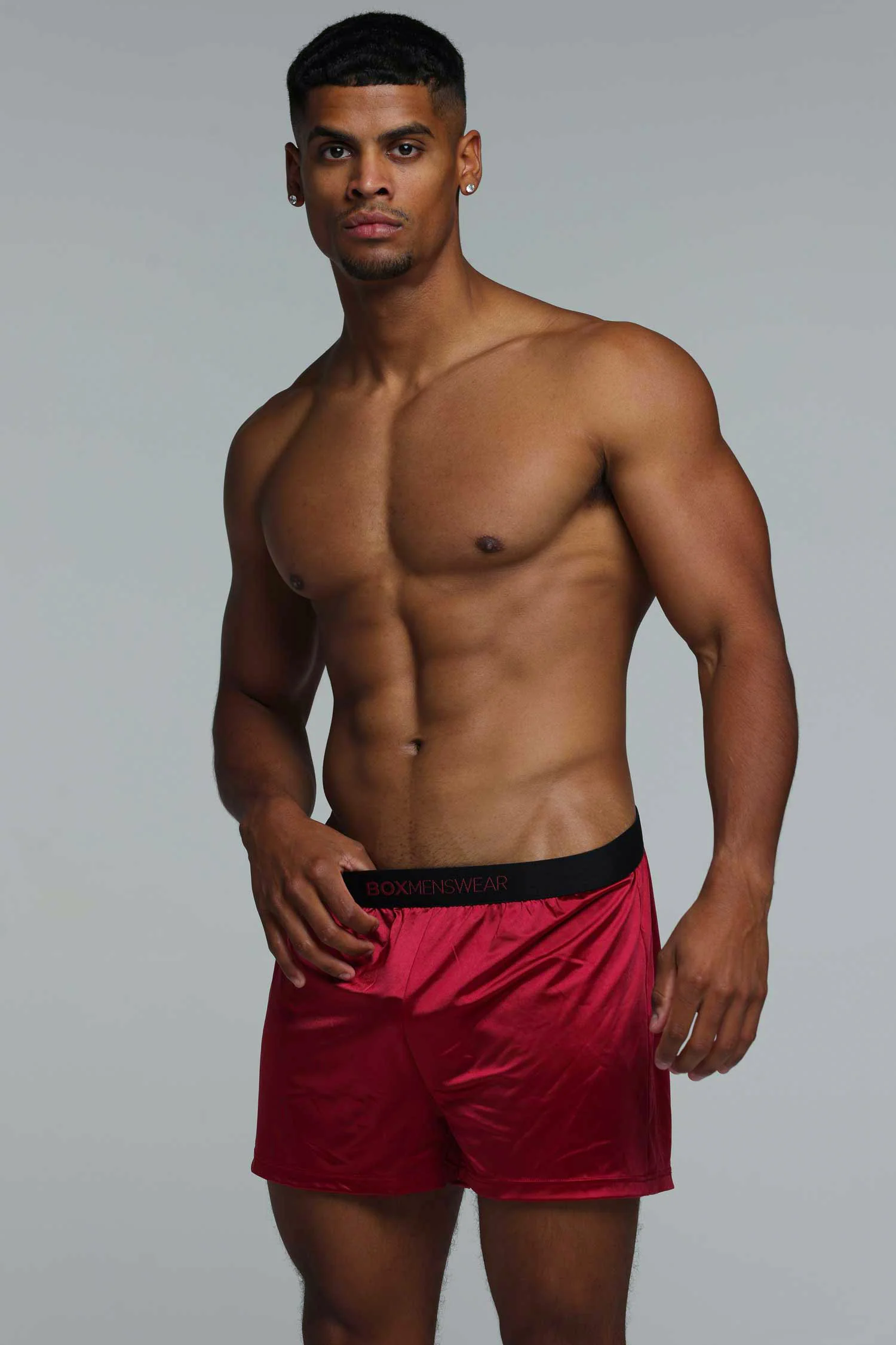 Satin Boxers - Rouge Desire - Image 4