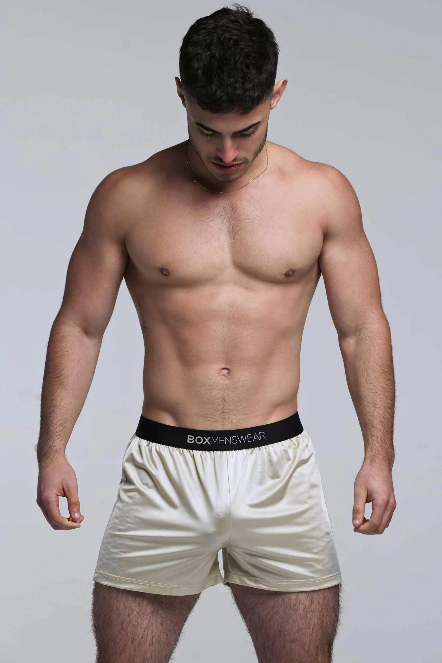 Satin Boxers - Sultry Champagne - Image 8