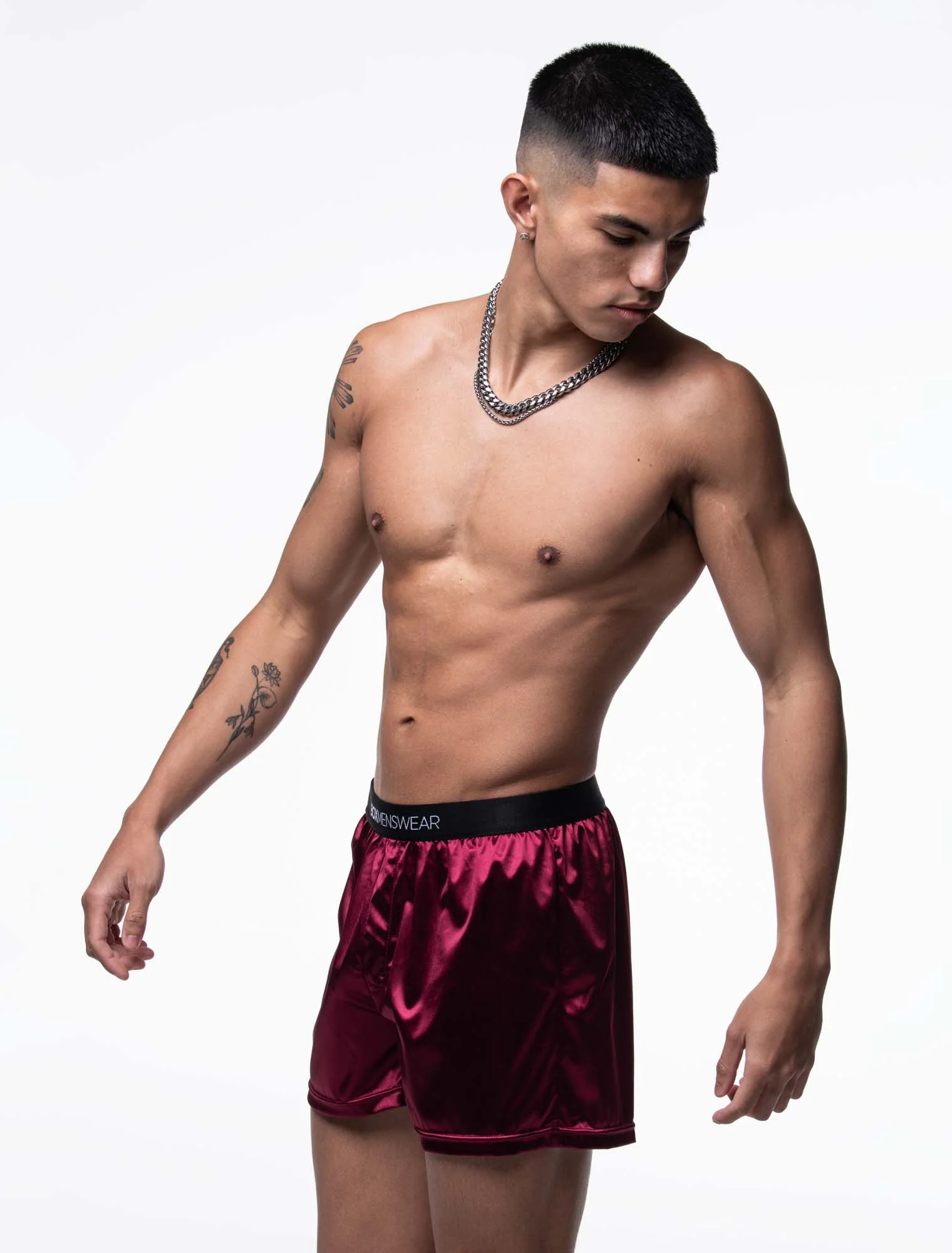 Silk Decline Boxer Shorts - Champagne Lux - Image 3