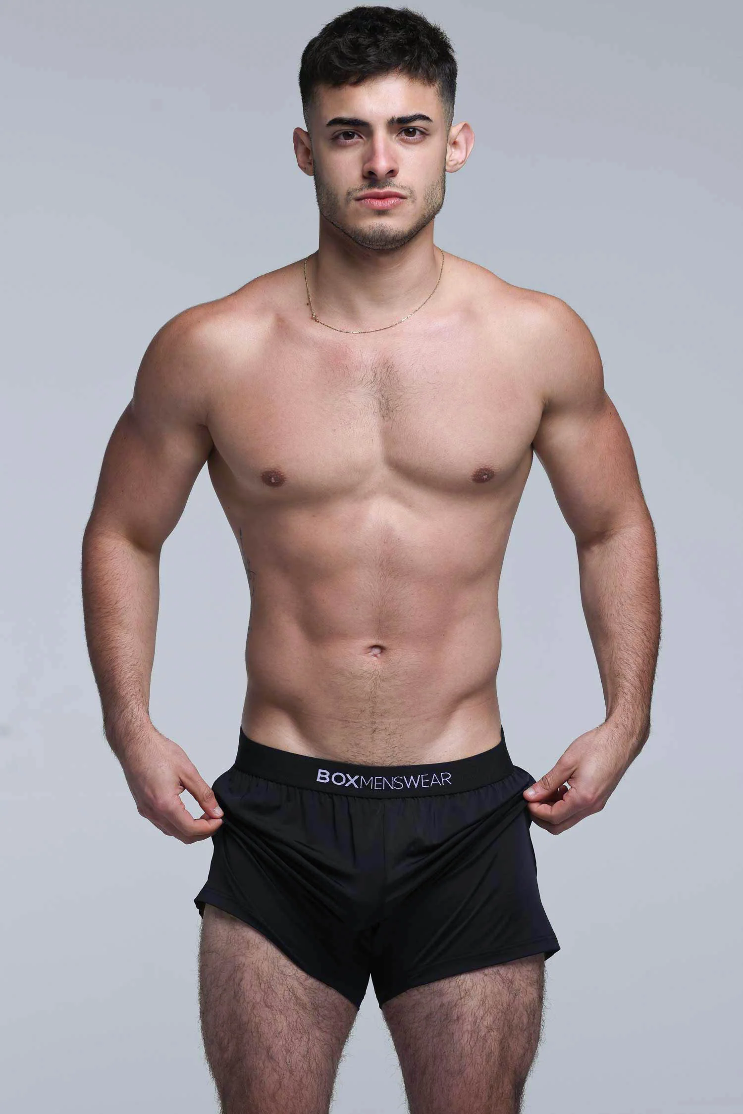 Silky Seamless Lounge Shorts - Black - Image 5
