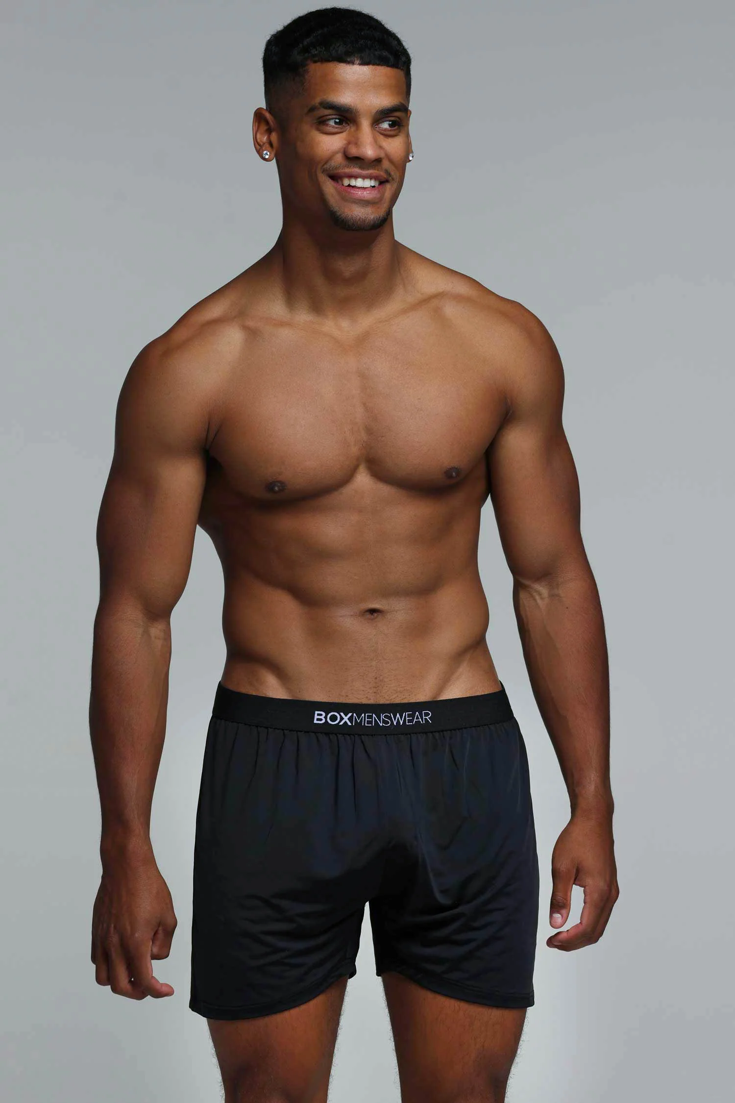 Silky Seamless Lounge Shorts - Black - Image 8