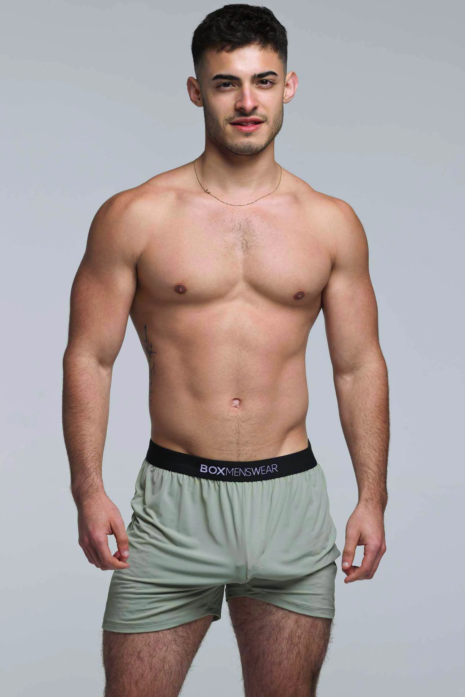 Silky Seamless Lounge Shorts - Sage - Image 4