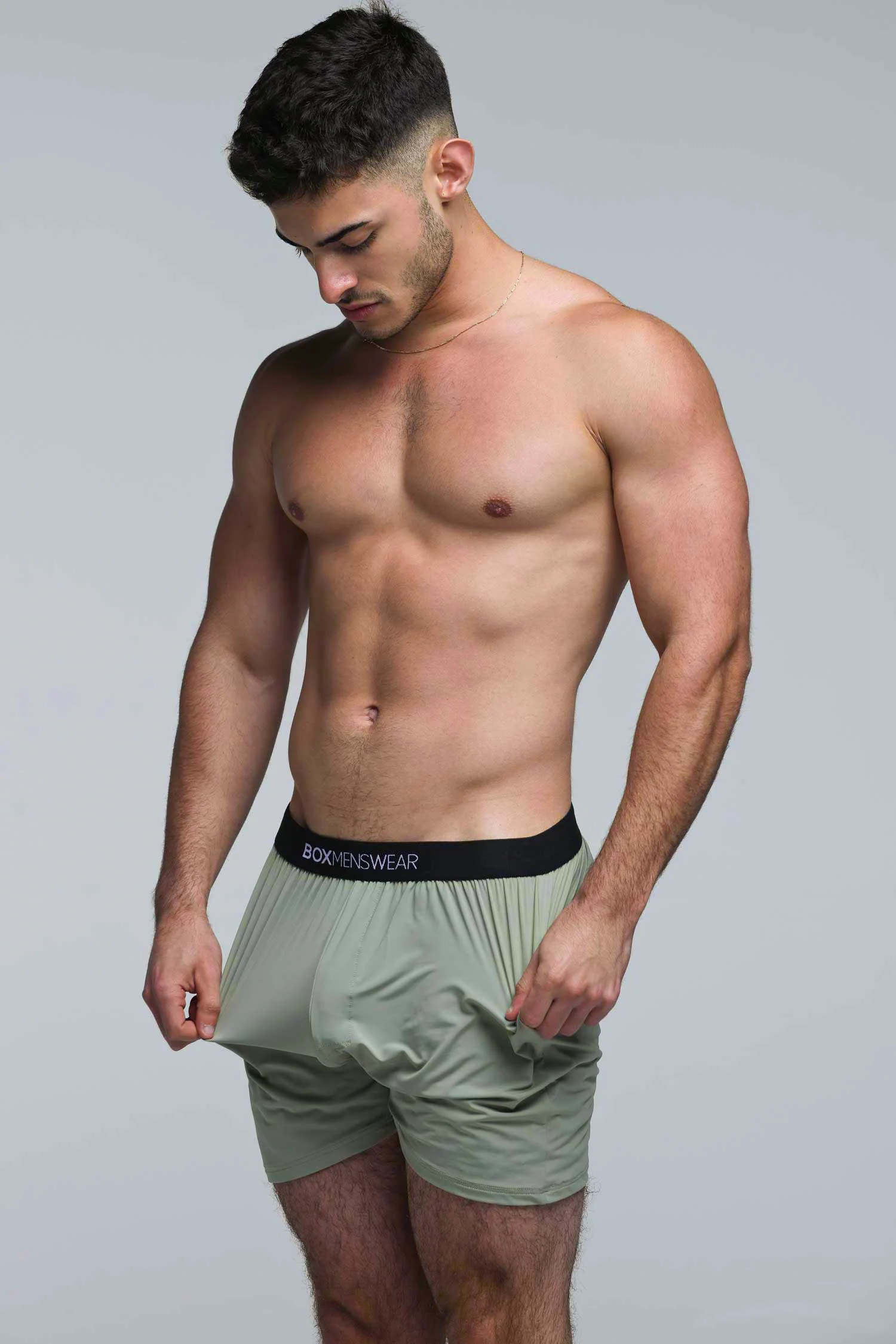 Silky Seamless Lounge Shorts - Sage - Image 6