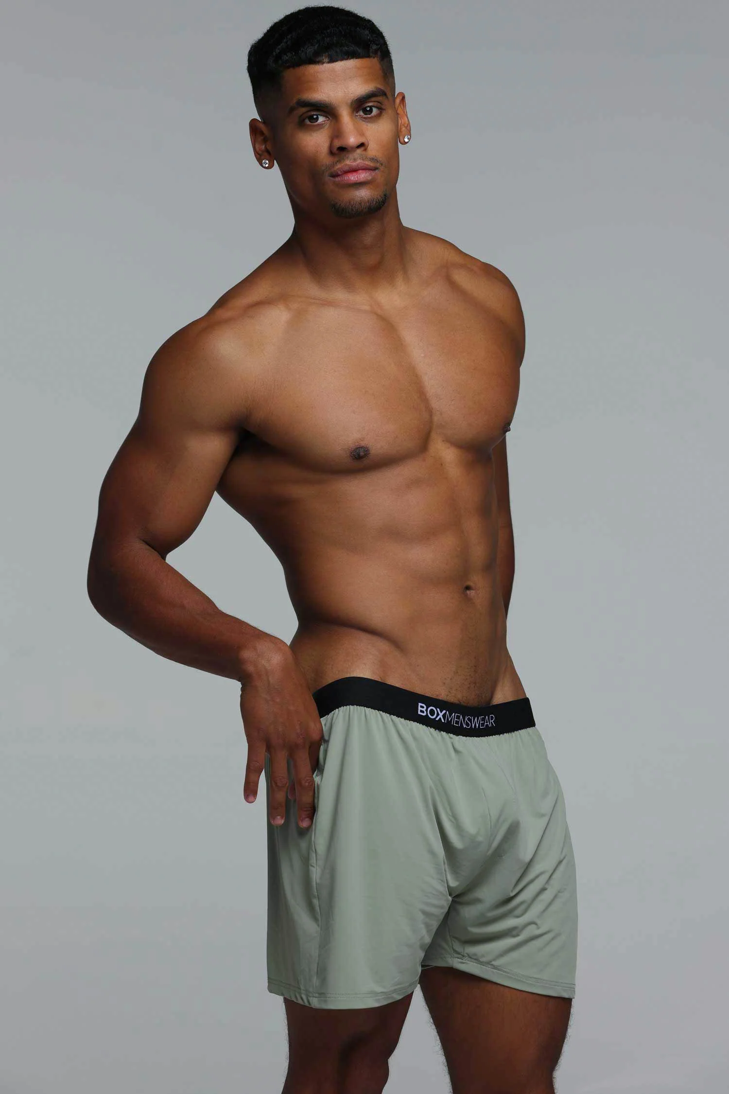 Silky Seamless Lounge Shorts - Sage - Image 8