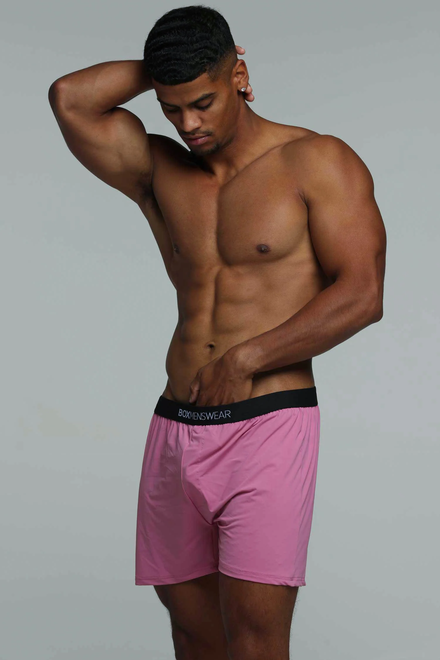 Silky Seamless Lounge Shorts - Sunset Pink - Image 10