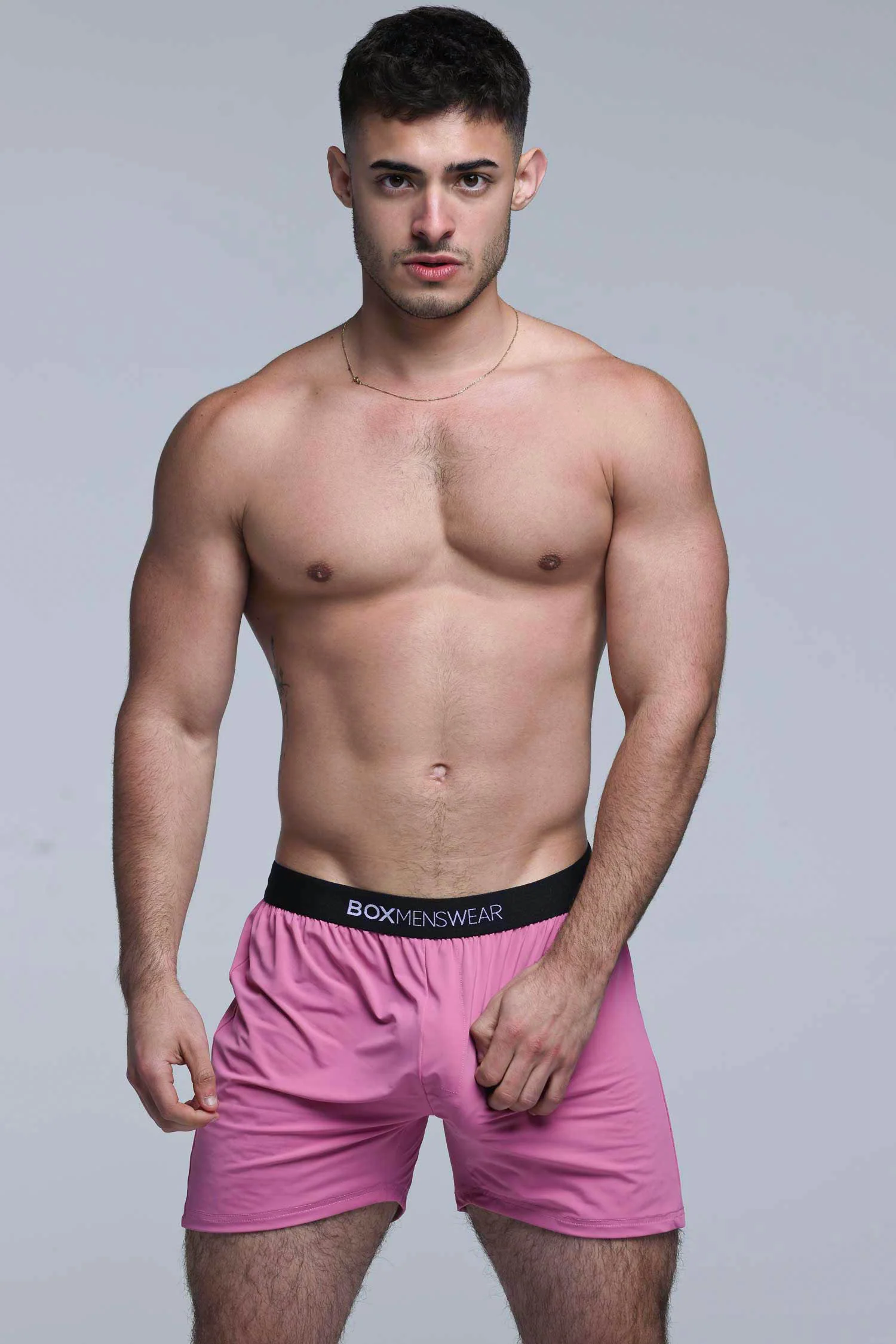 Silky Seamless Lounge Shorts - Sunset Pink - Image 3