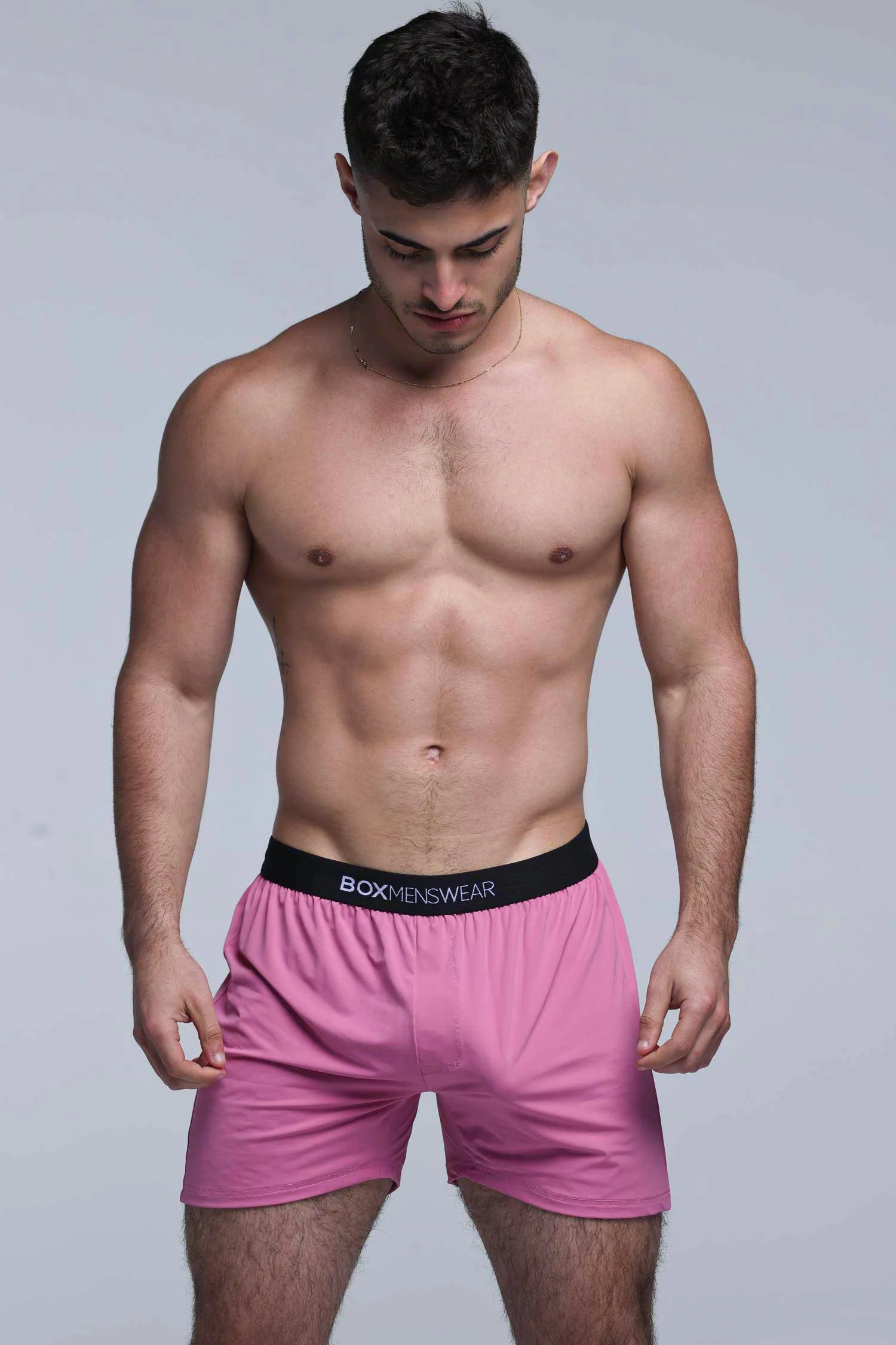 Silky Seamless Lounge Shorts - Sunset Pink - Image 6