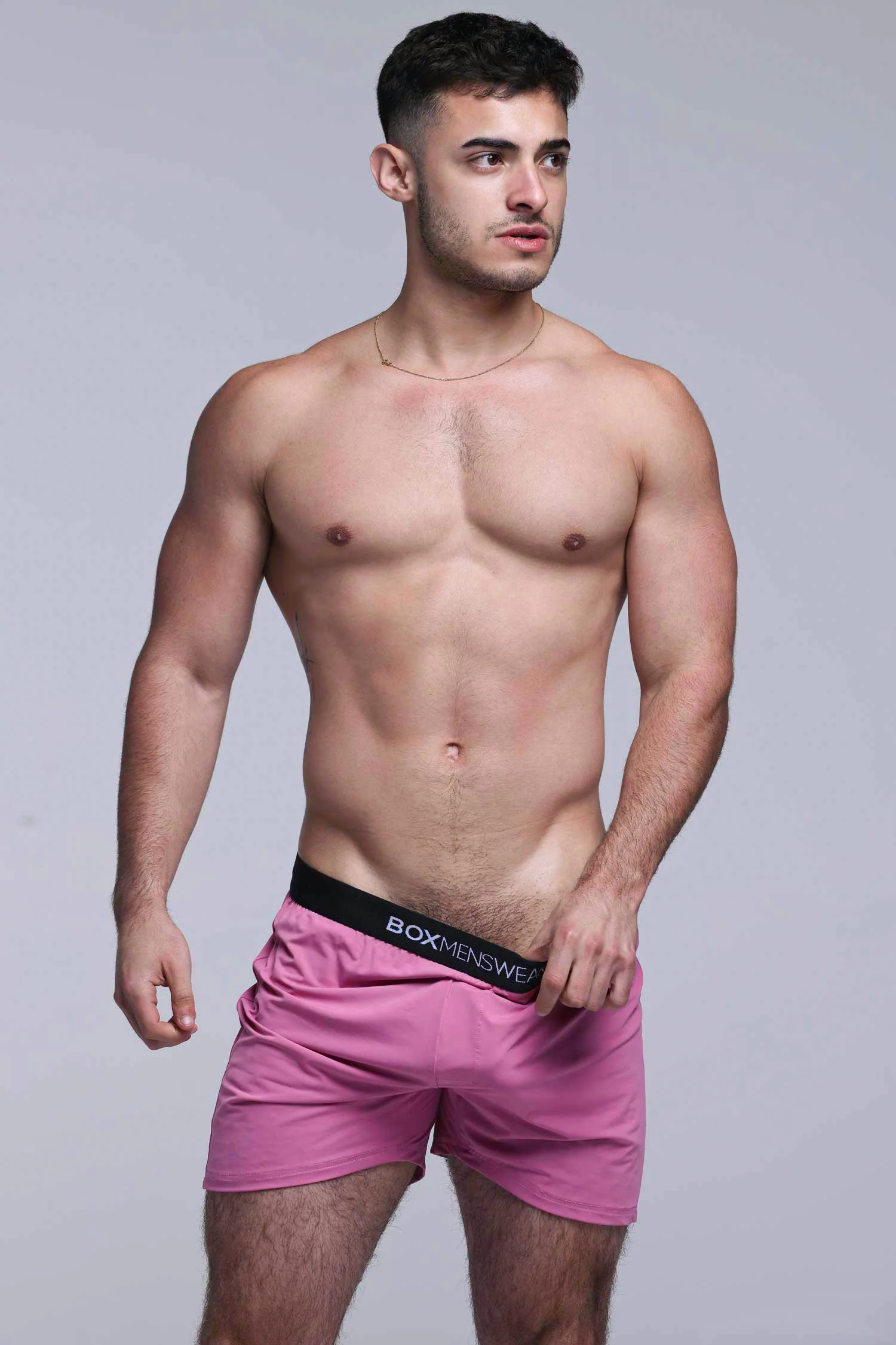 Silky Seamless Lounge Shorts - Sunset Pink - Image 7