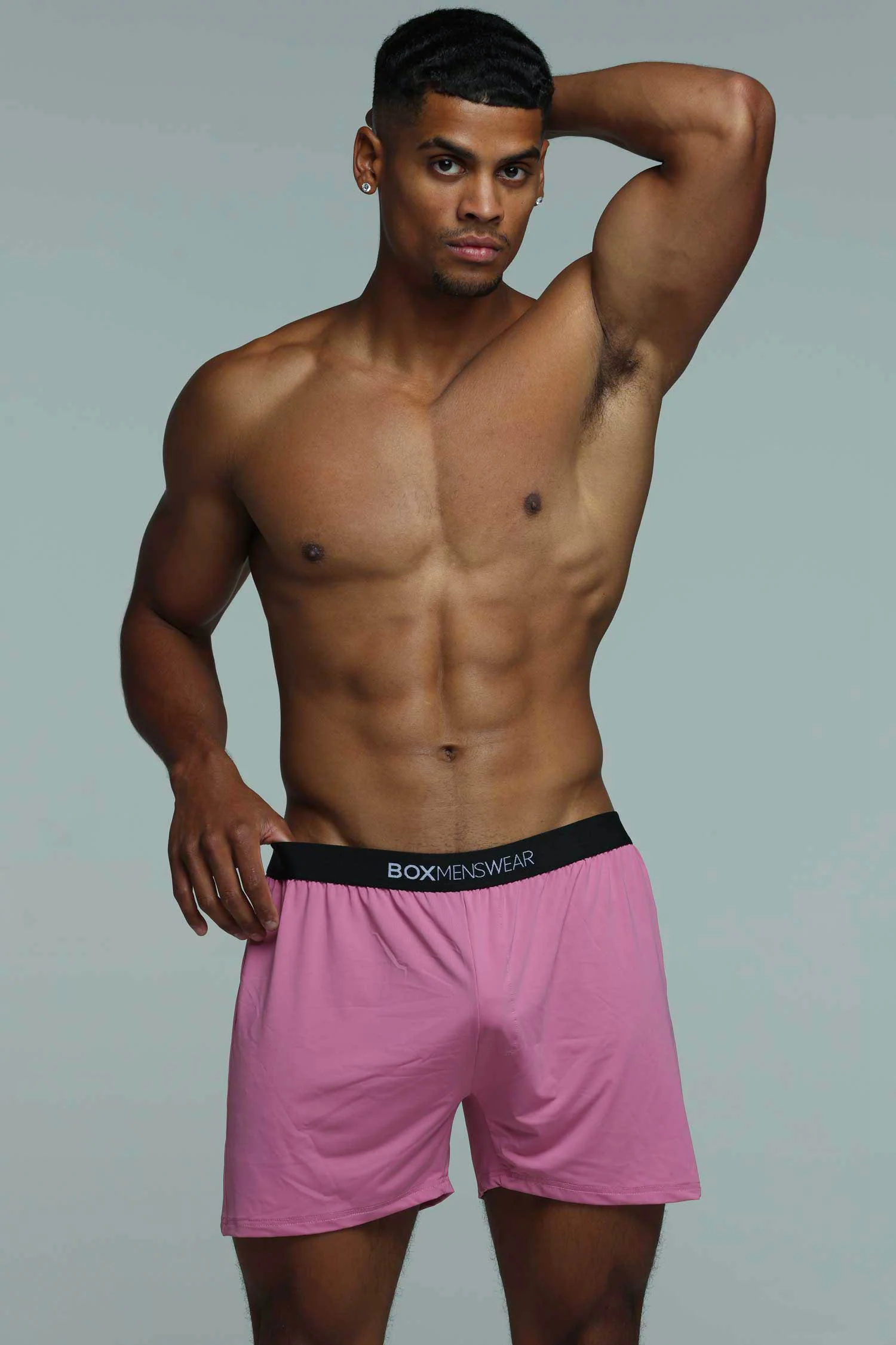 Silky Seamless Lounge Shorts - Sunset Pink - Image 8