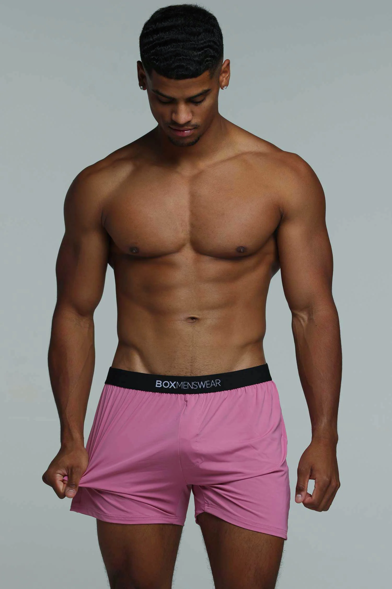 Silky Seamless Lounge Shorts - Sunset Pink - Image 9