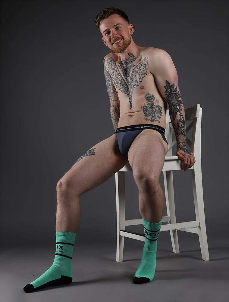 Soft Green Lux Sports Socks - Image 3