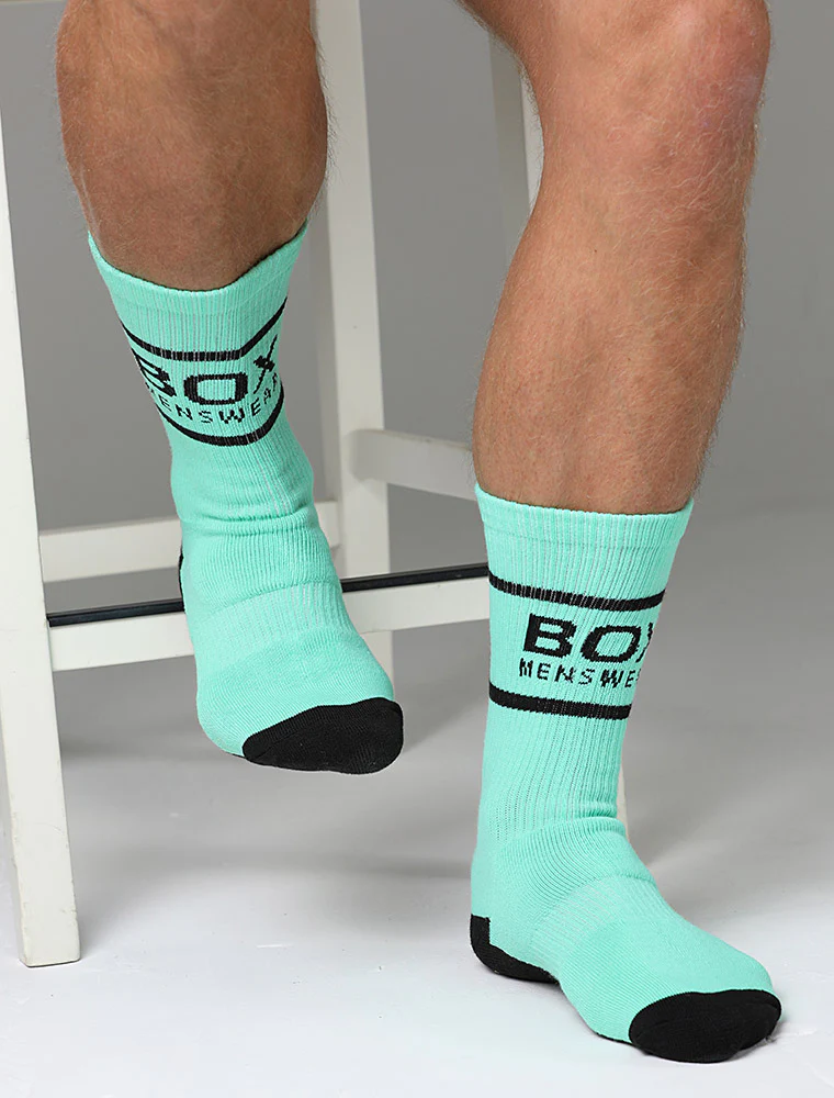 Soft Green Lux Sports Socks - Image 4