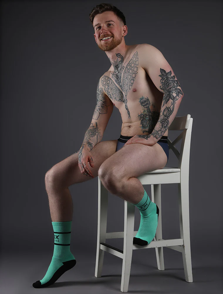 Soft Green Lux Sports Socks - Image 5