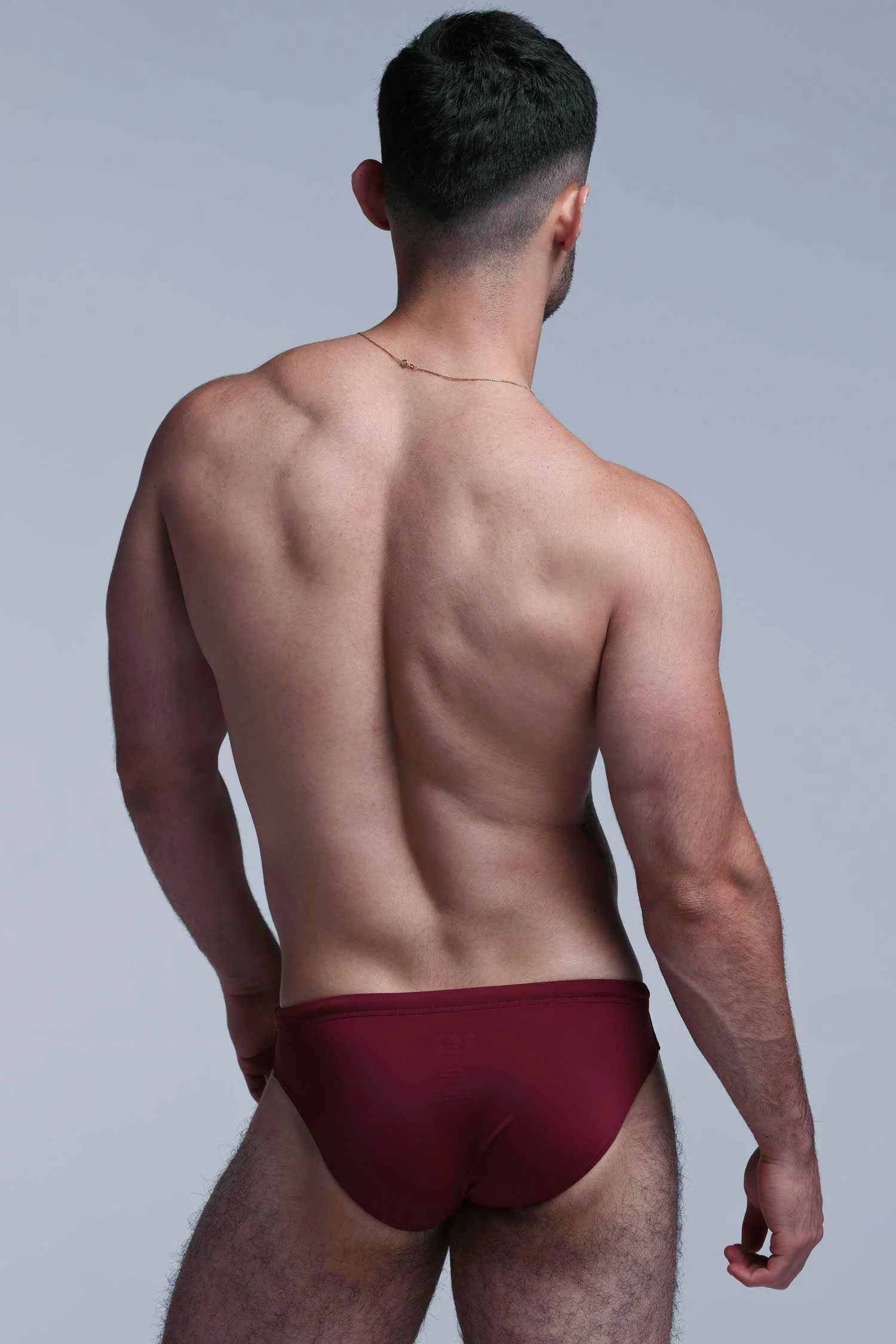 Swimming Trunks - Burgundy - Image 9