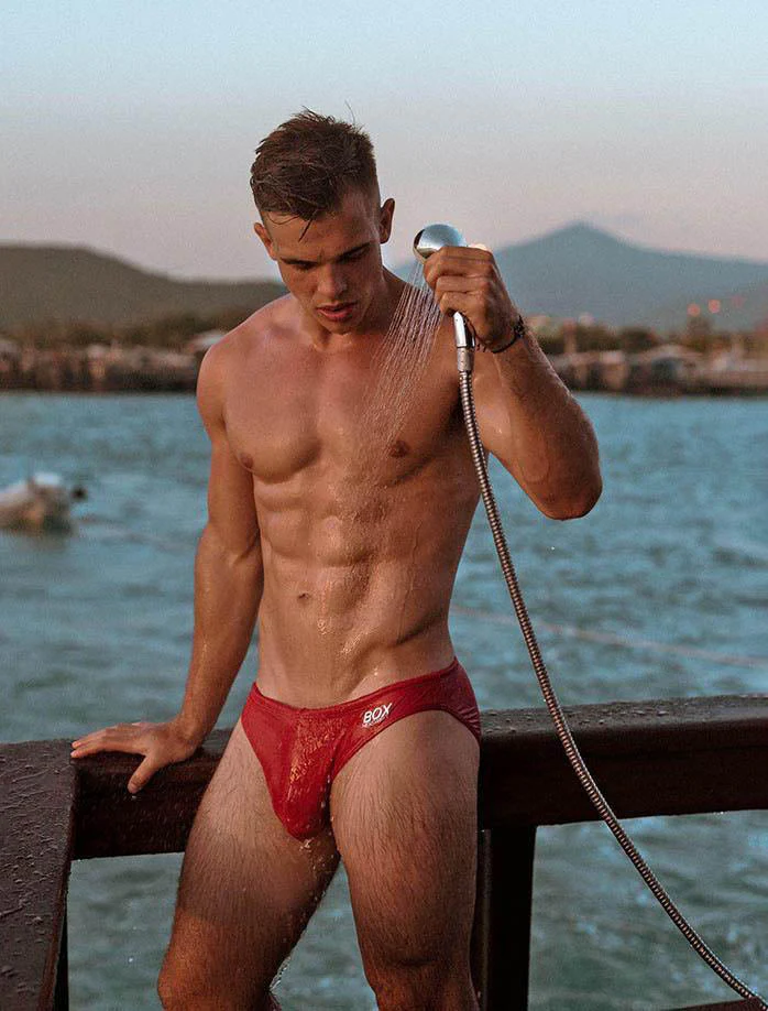Swimming Trunks - Lifeguard Red - Image 8