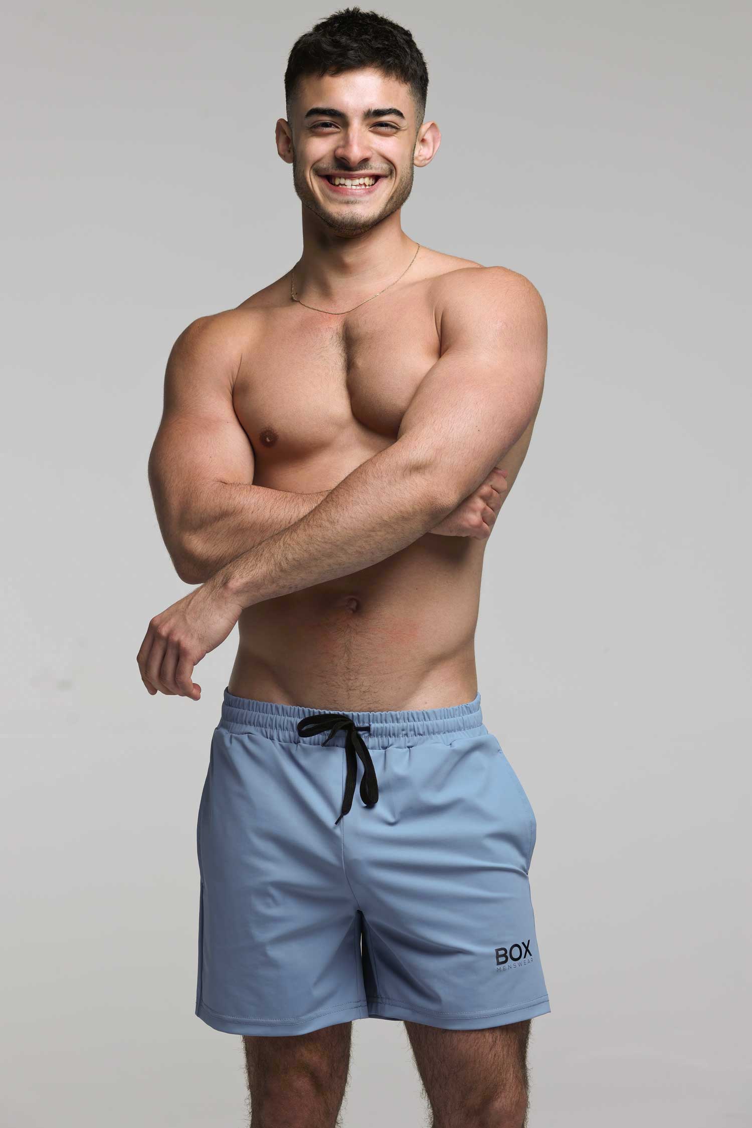 "The Fit" Sports Shorts - Air Force Blue - Image 3