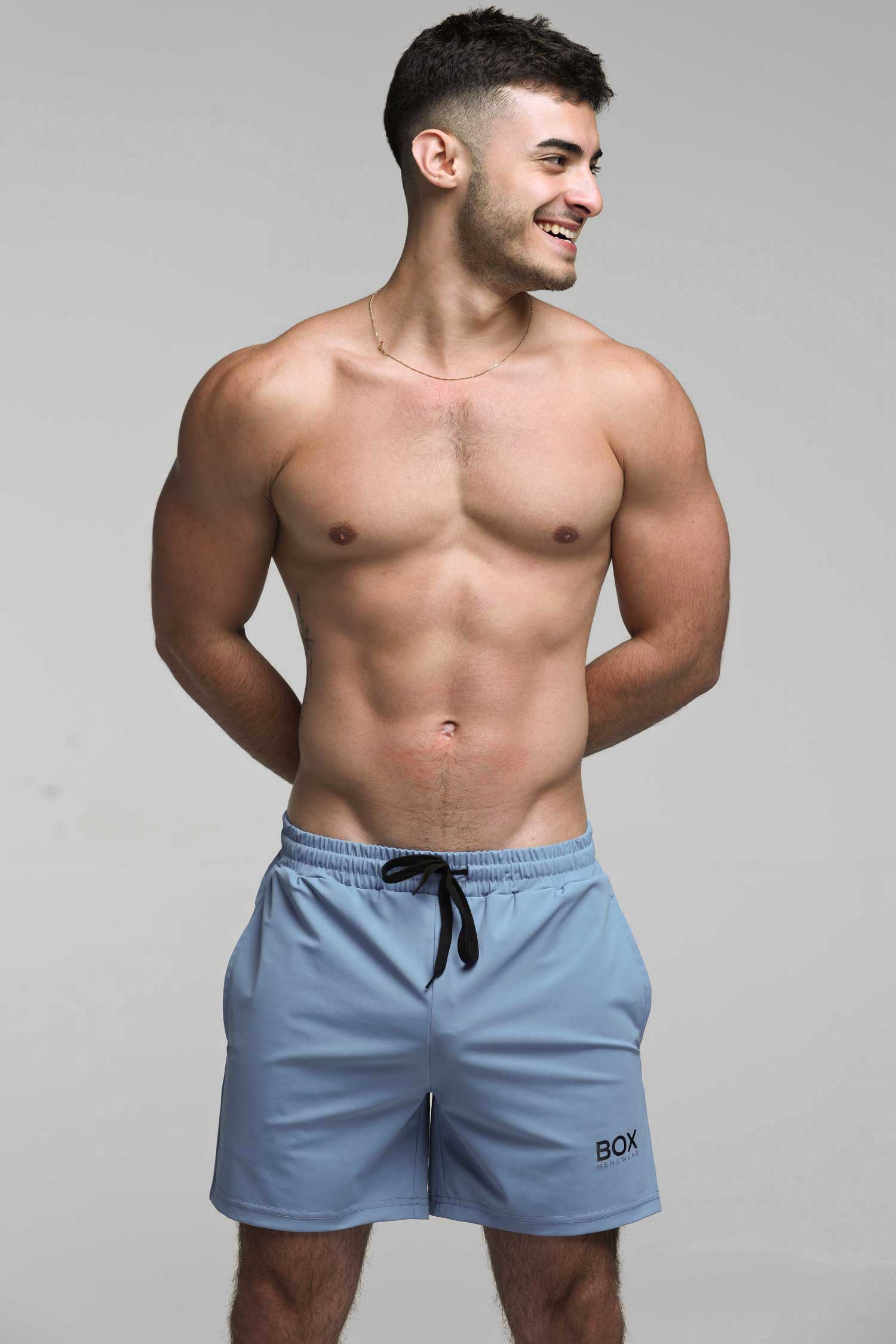 "The Fit" Sports Shorts - Air Force Blue - Image 4