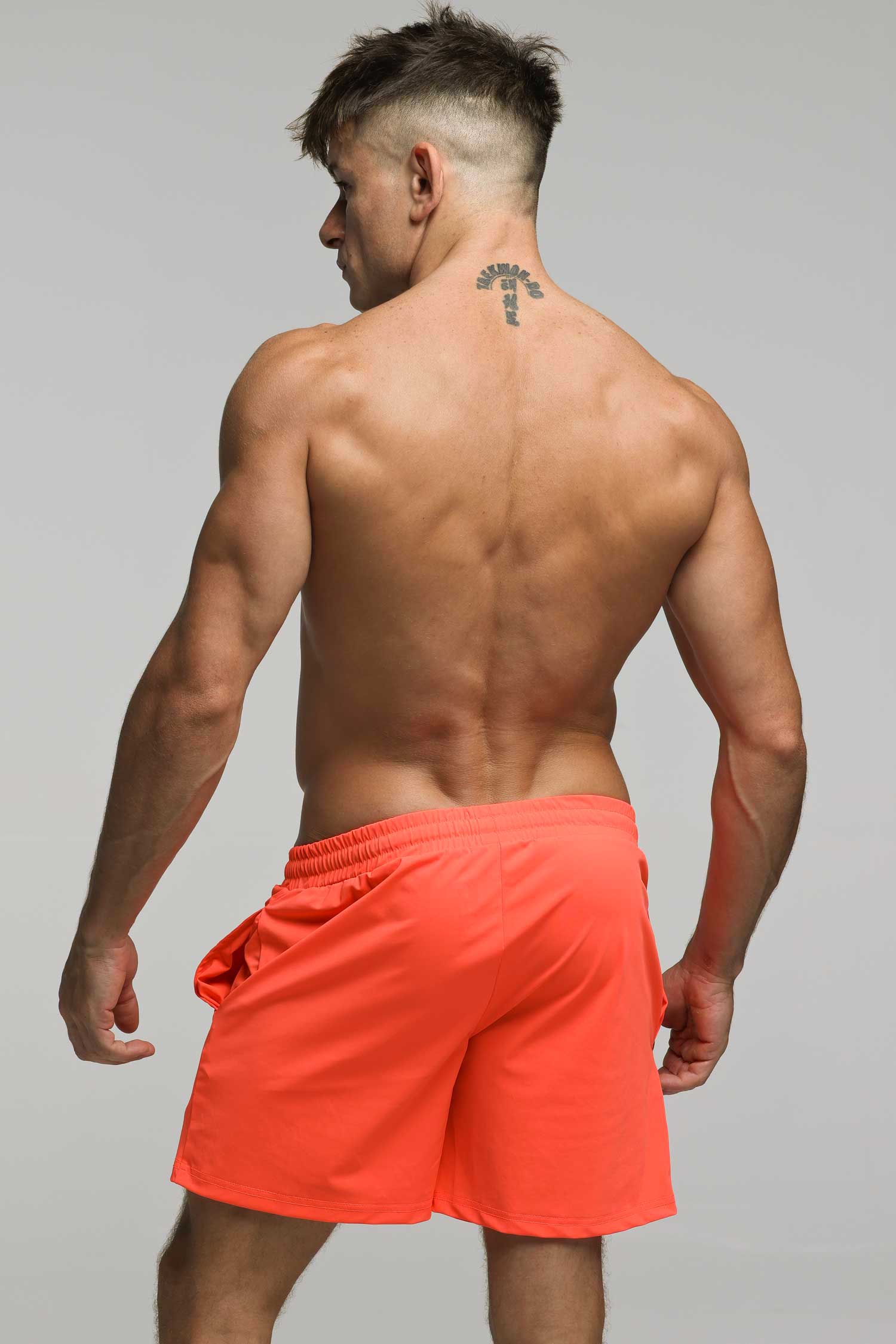 "The Fit" Sports Shorts - International Orange - Image 5