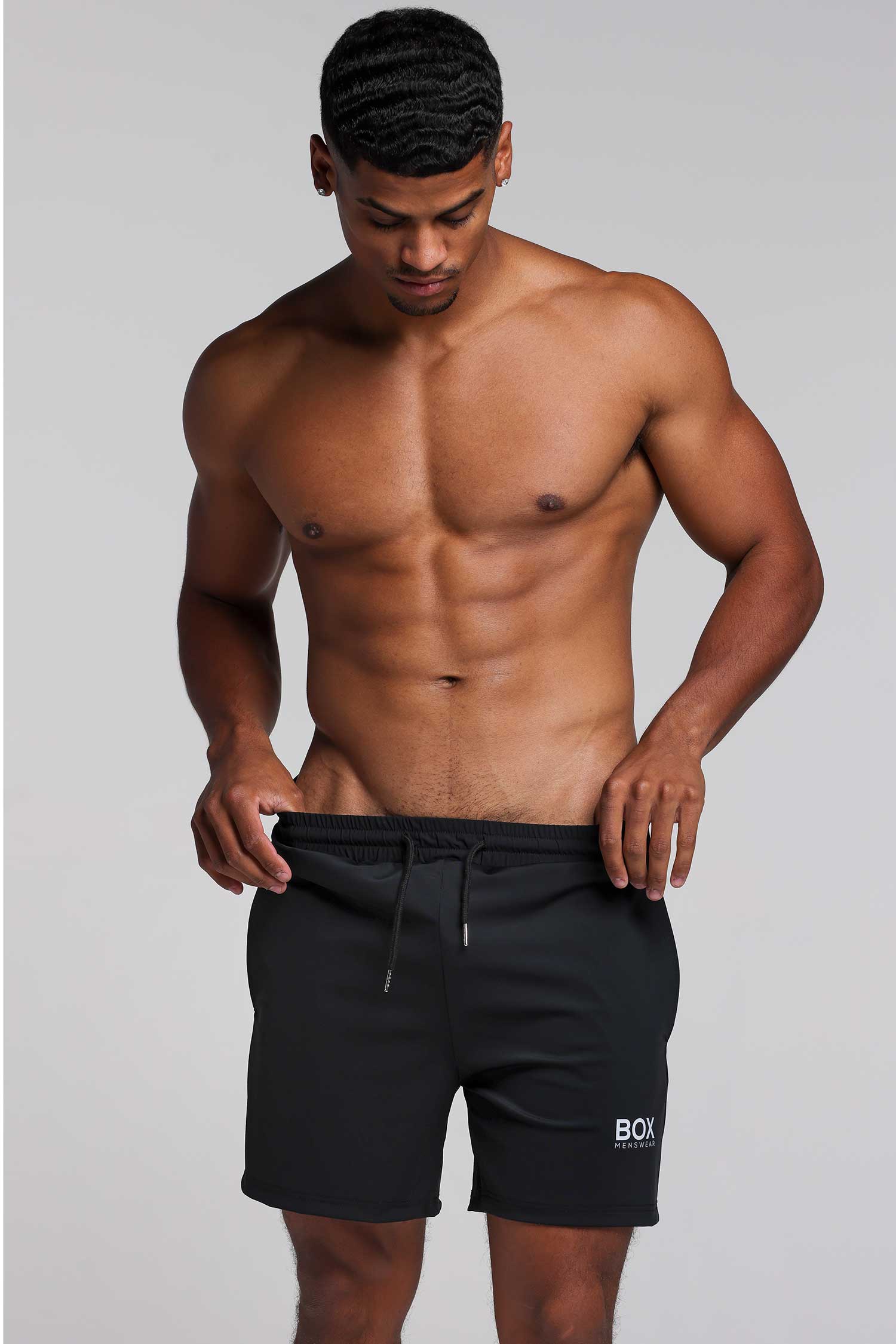 "The Fit" Sports Shorts - Jet Black - Image 7