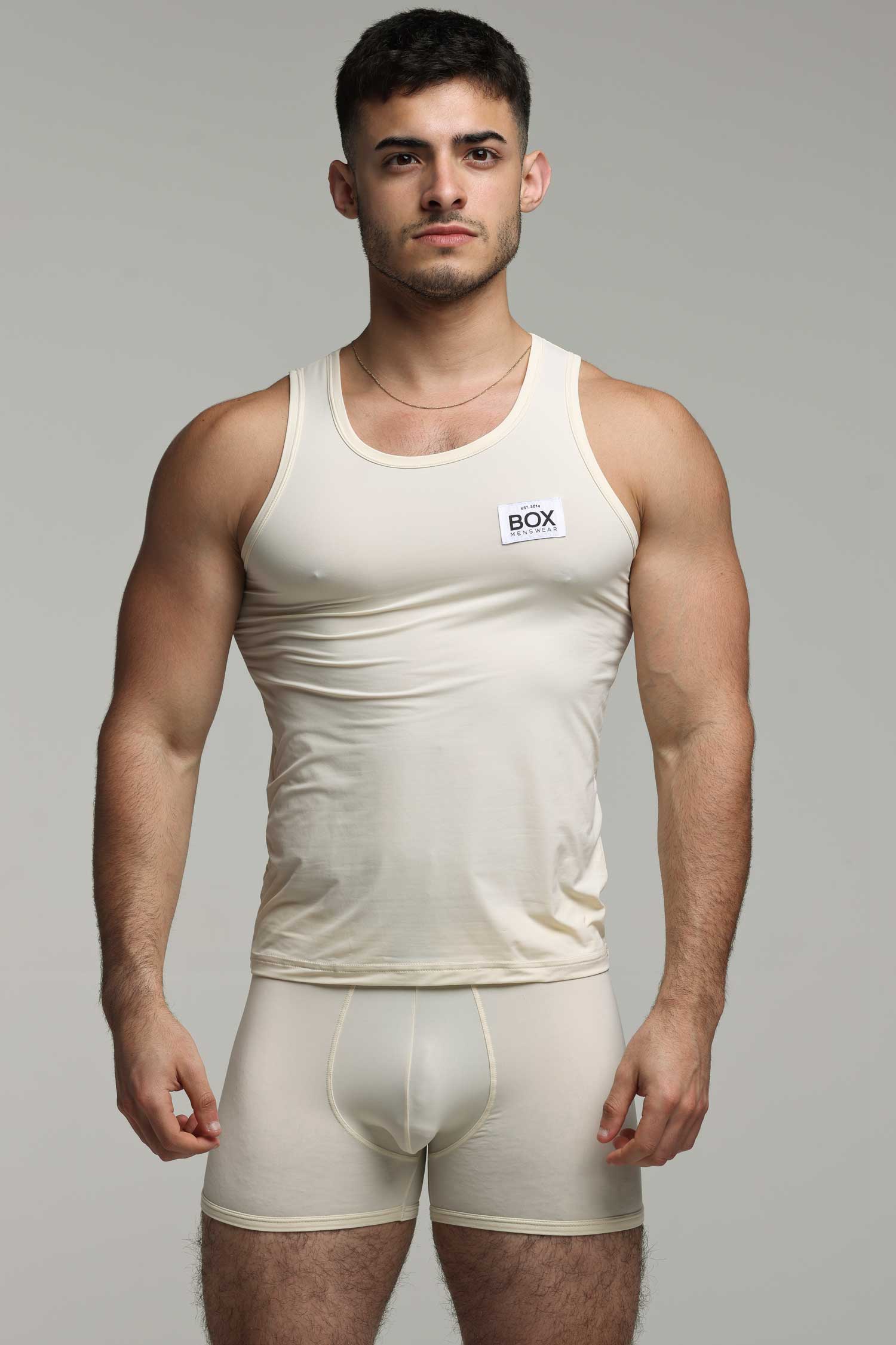 Tonal Boxer + Vest Set - Shade #1 - Image 2