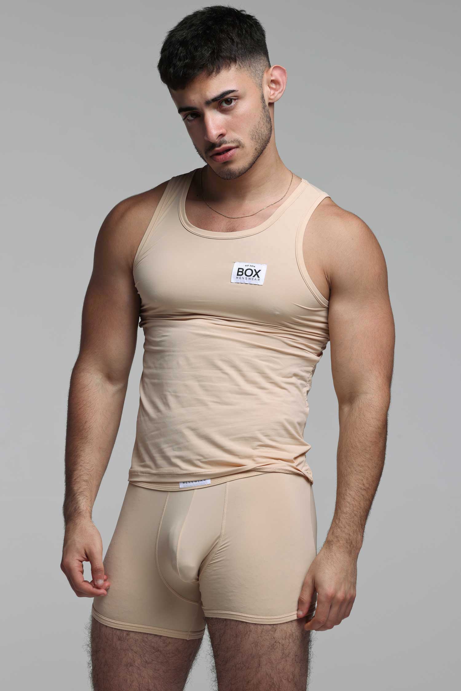 Tonal Boxer + Vest Set - Shade #2
