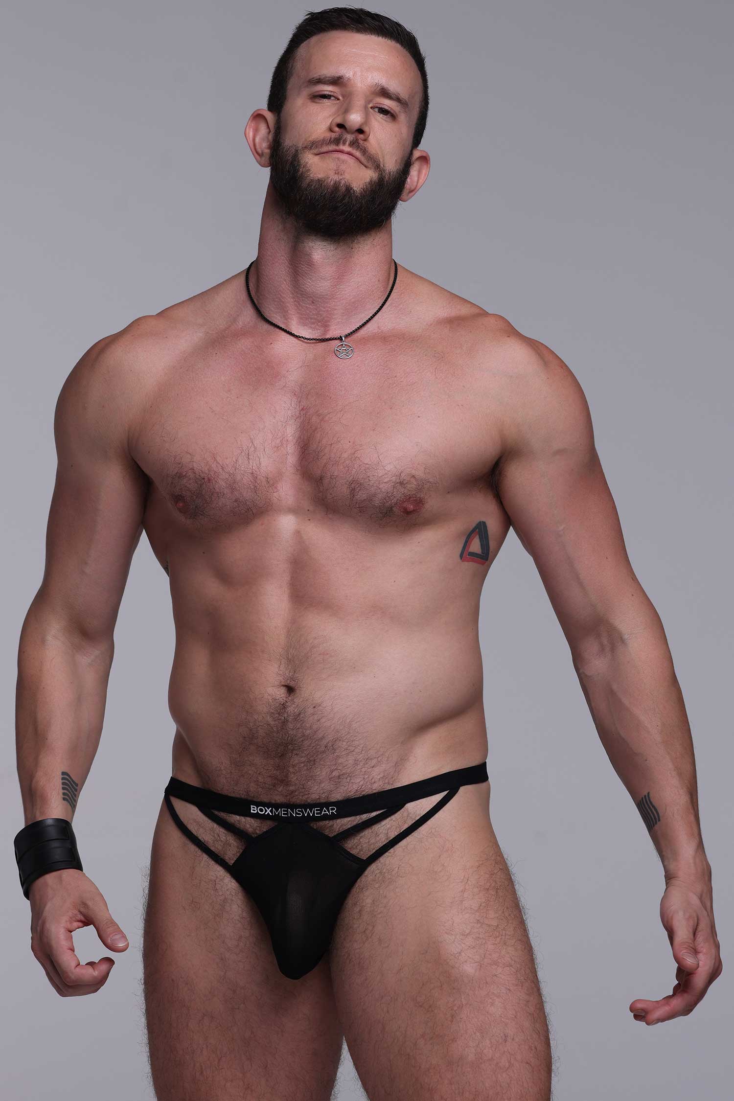 Tri-Lock G-String: Black - Image 3
